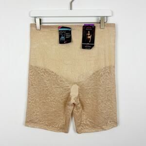 Maidenform Sexy Shaping Thigh Slimmer DM2004 Beige Size 2XL